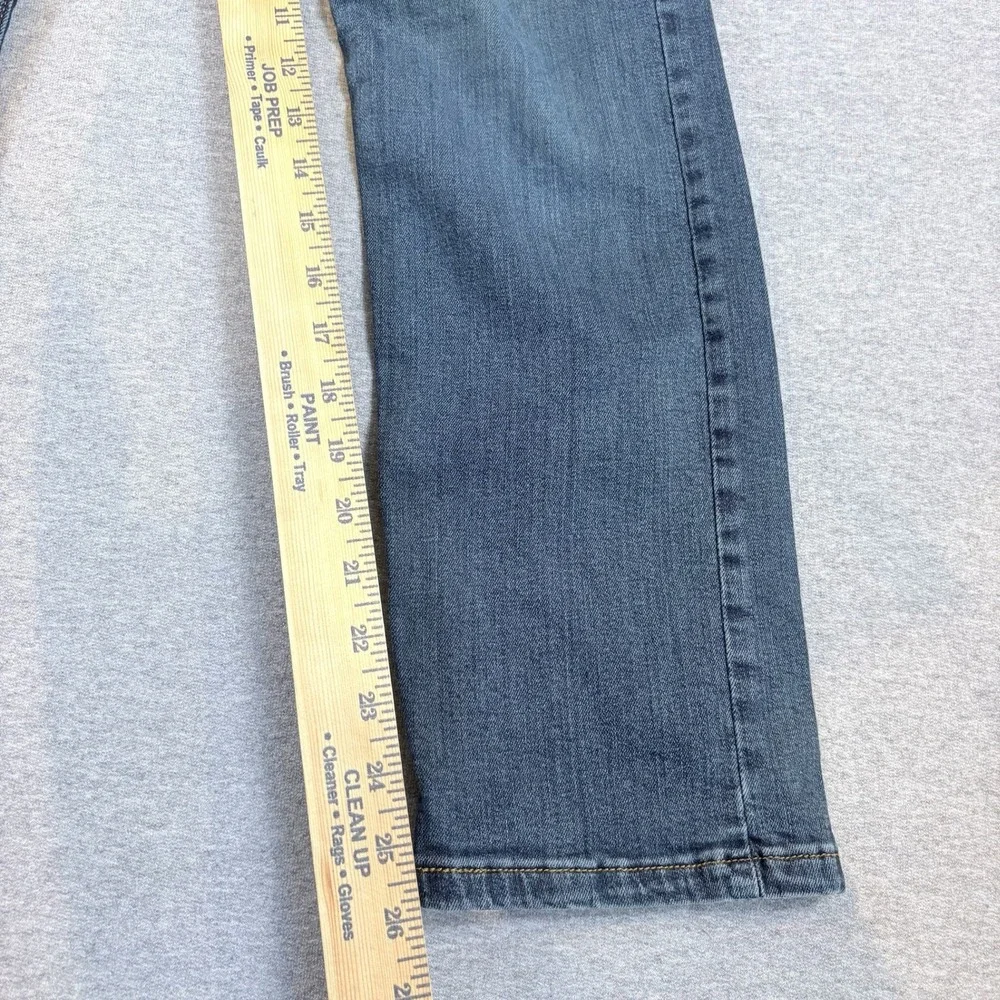 Wrangler Classic Straight Jeans Boys 14 Blue Denim Adjustable Waist